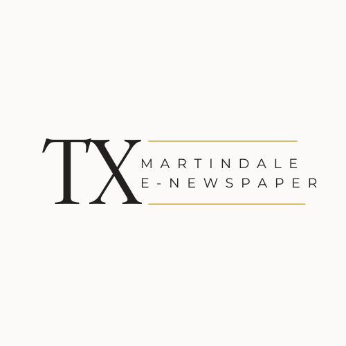 Logo reads TX: Martindale E-Newspaper